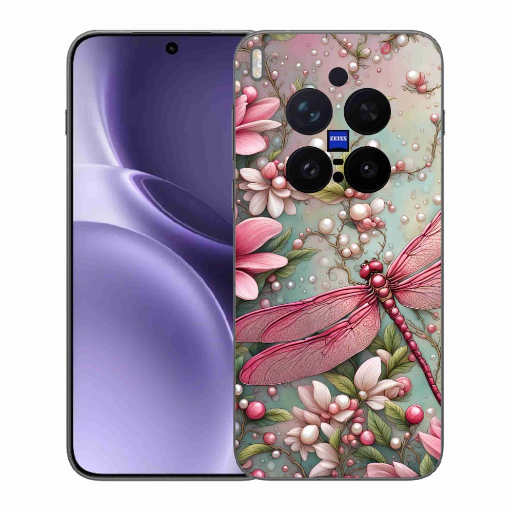 Zselés borítás mmCase a Vivo X300 Pro készülékhez - szitakötő