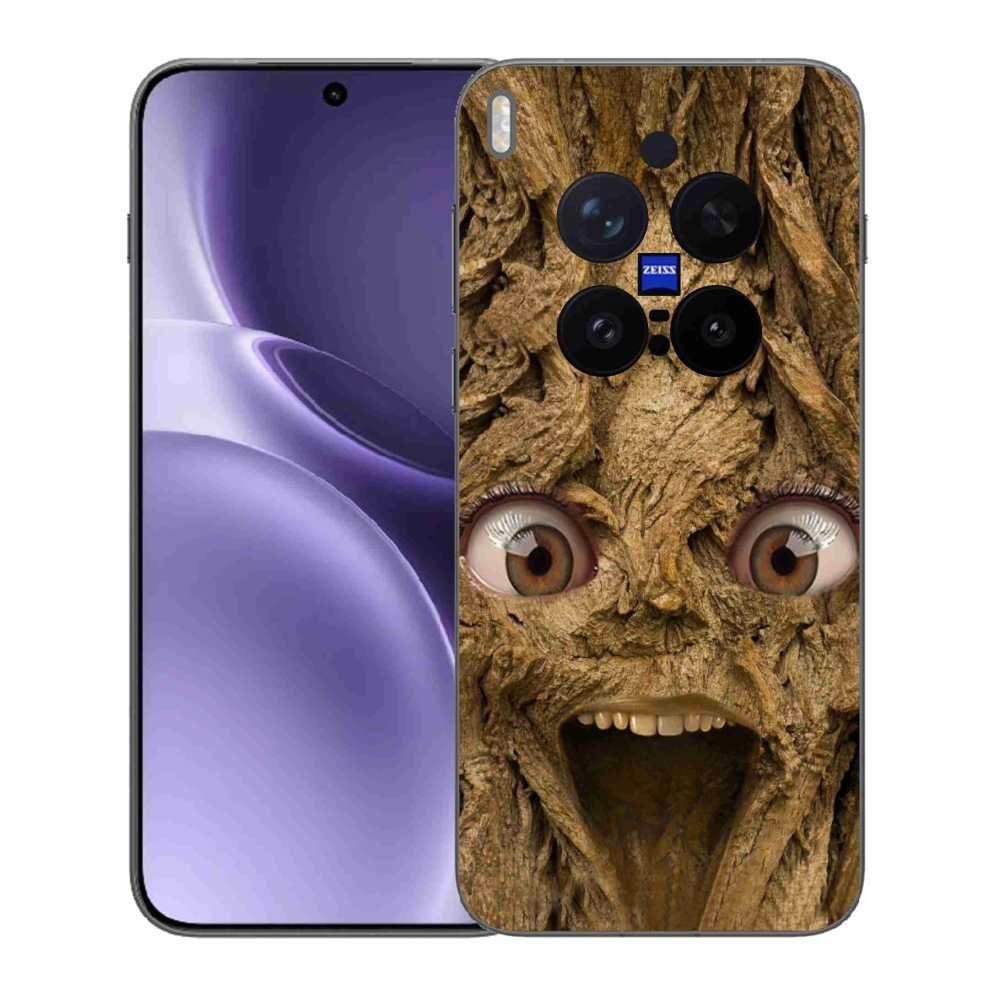 Zselés borítás mmCase a Vivo X300 Pro-n - boldog fa szemekkel