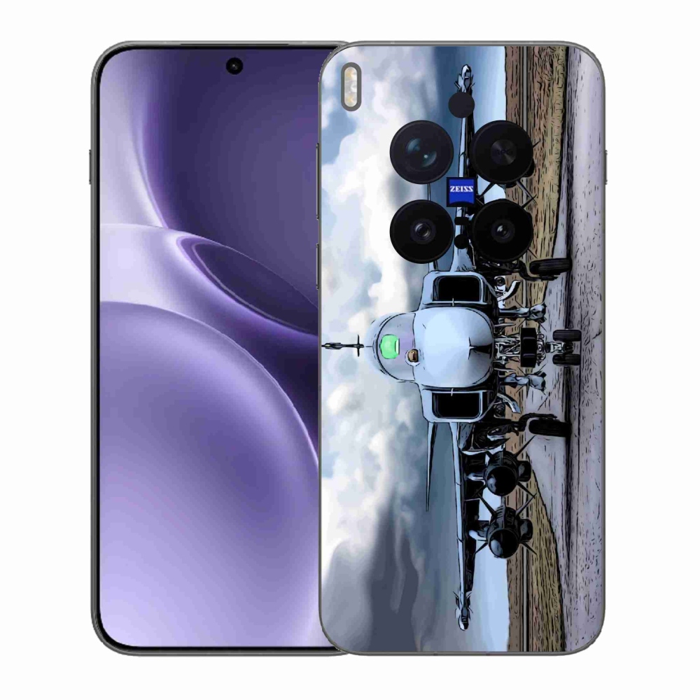 Zselés borítás mmCase a Vivo X300 Pro számára - katonai repülőgépek