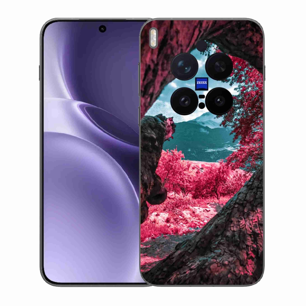 Zselés borítás mmCase a Vivo X300 Pro készülékhez - hegyi kilátás