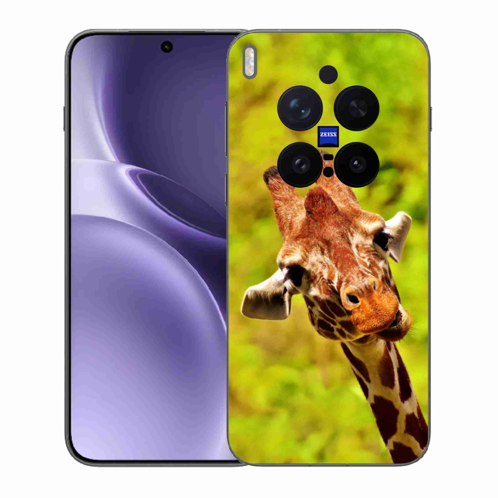 Zselés borítás mmCase a Vivo X300 Pro készülékhez - zsiráf