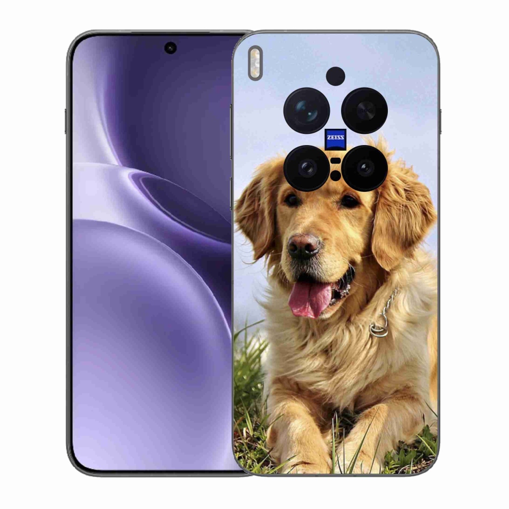 Gél borítás mmCase a Vivo X300 Pro készülékhez - golden retriever
