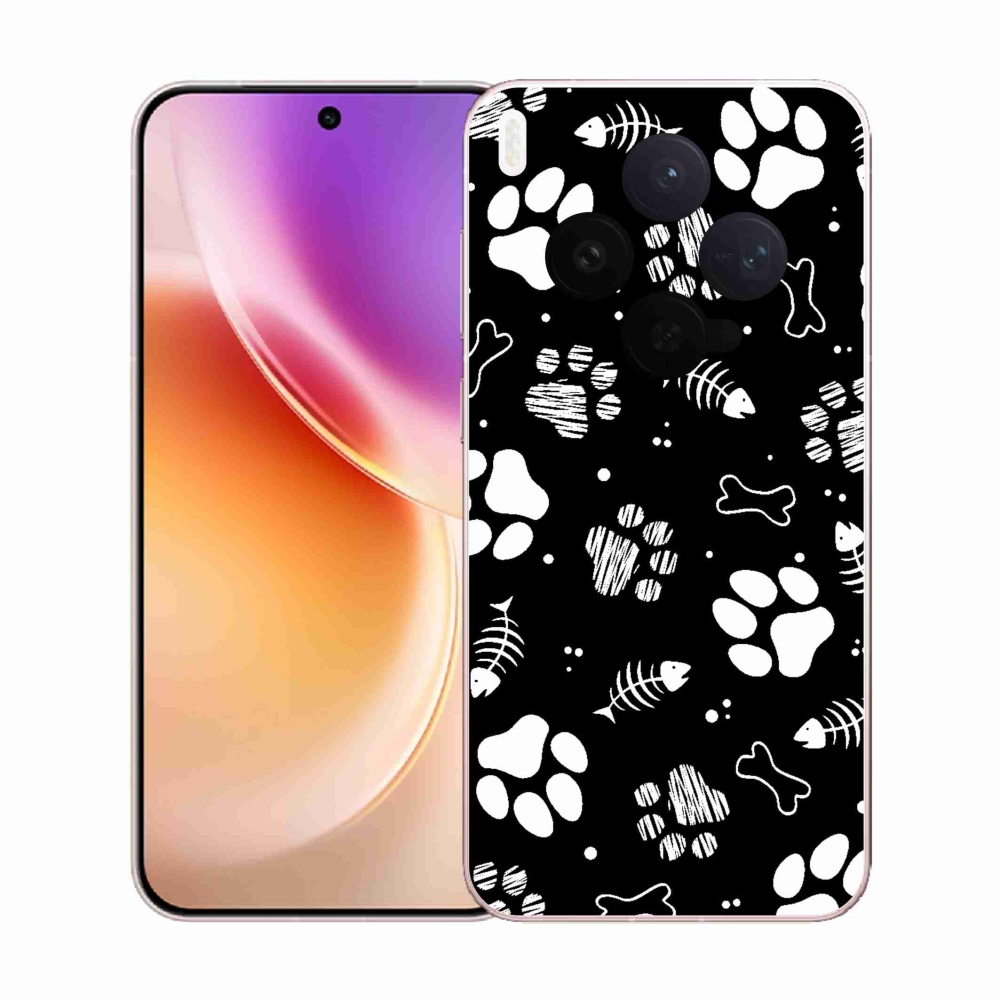 Zselés borítás mmCase a Vivo X300-hoz - kutyamancsok