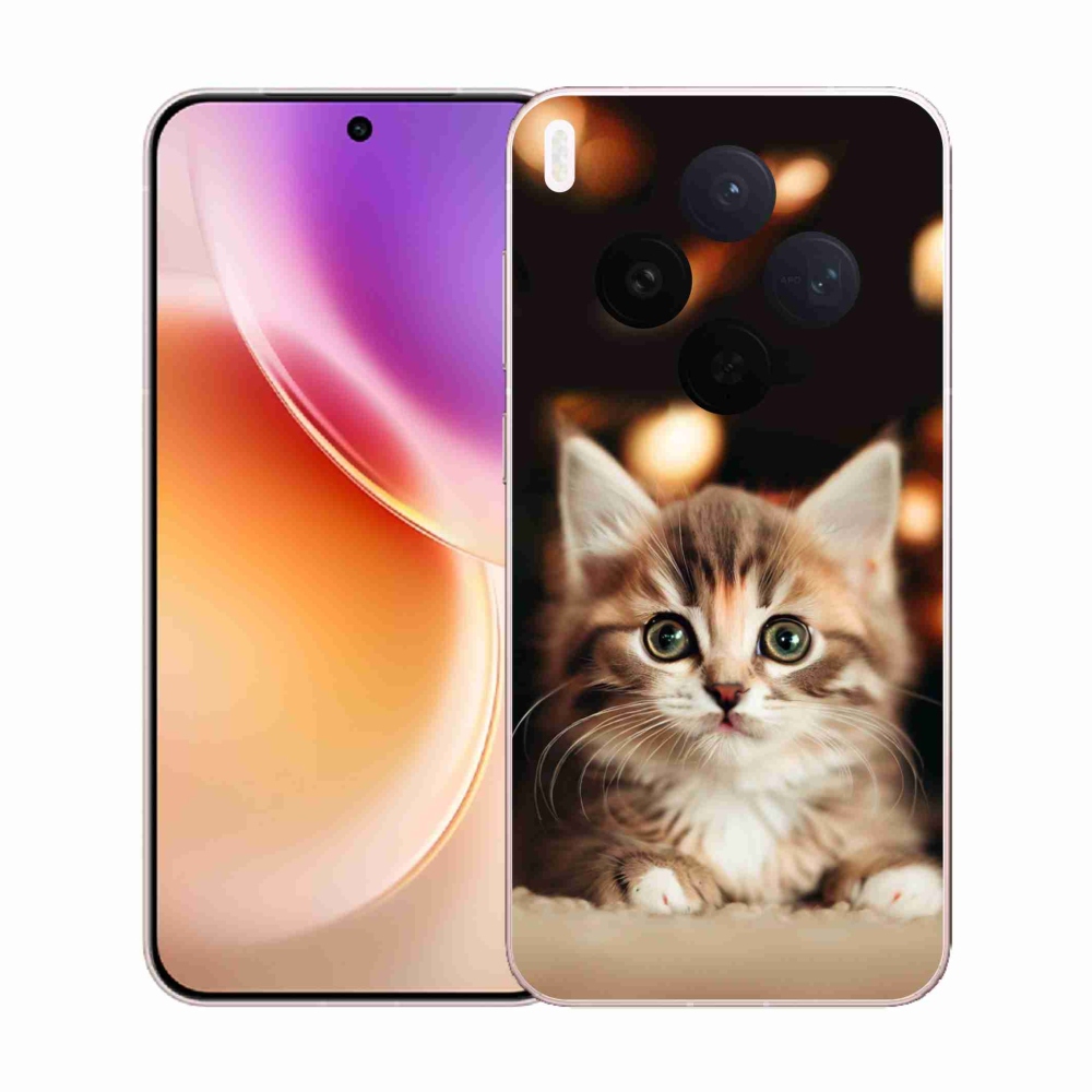 Zselés borítás mmCase a Vivo X300-hoz - aranyos cica 2