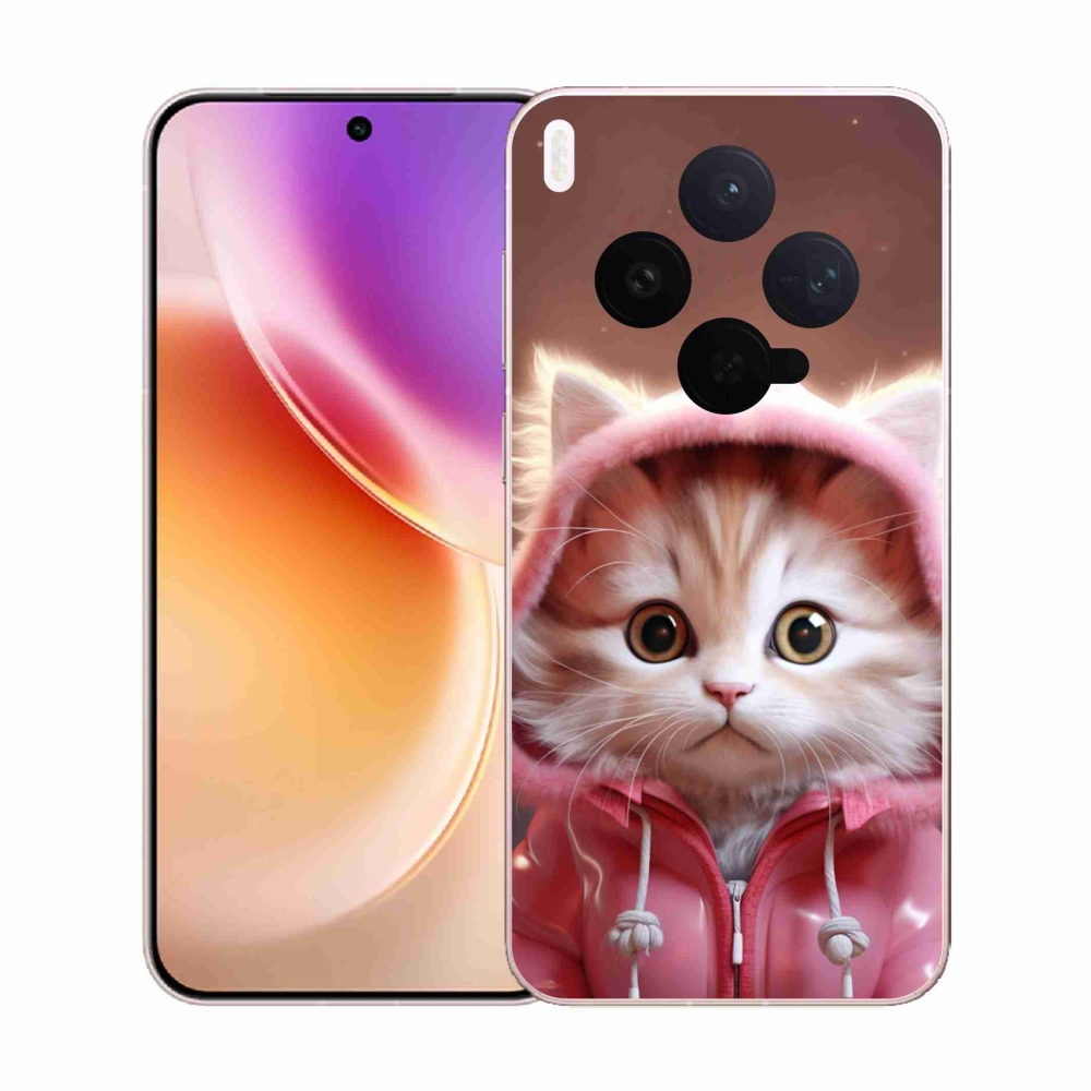 Zselés borítás mmCase a Vivo X300-hoz - aranyos cica 3