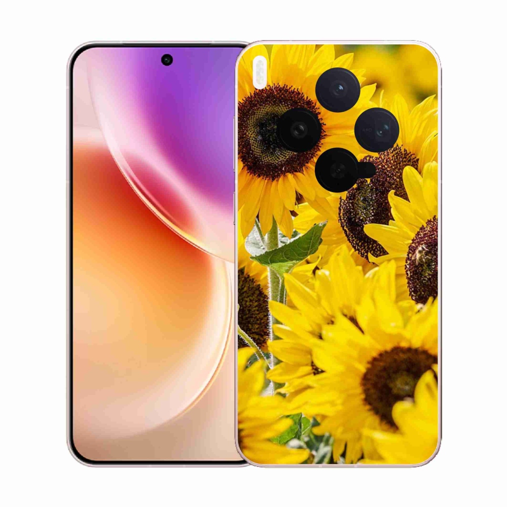 Zselés borítás mmCase Vivo X300-hoz - napraforgó