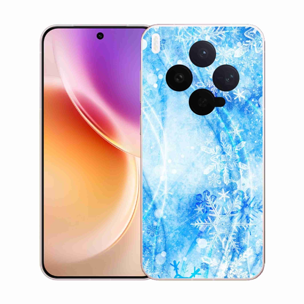 Zselés borítás mmCase Vivo X300-hoz - hópelyhek