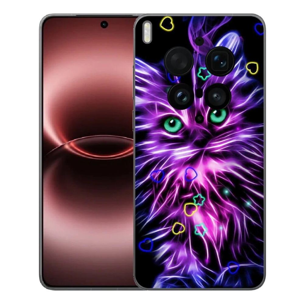 mmCase gél tok a Vivo X300 Ultra-hoz – absztrakt macska