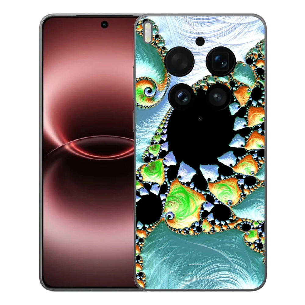 mmCase gélhuzat a Vivo X300 Ultra-hoz – absztrakt motívum 21
