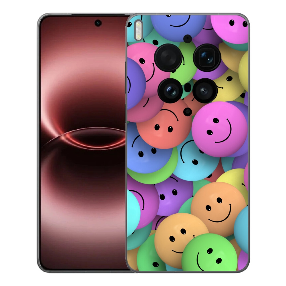 mmCase gél tok a Vivo X300 Ultra-hoz – színes smiley-k