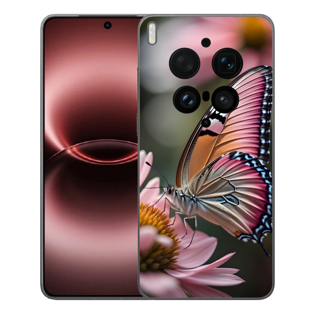 mmCase gél tok a Vivo X300 Ultra-hoz – színes pillangó