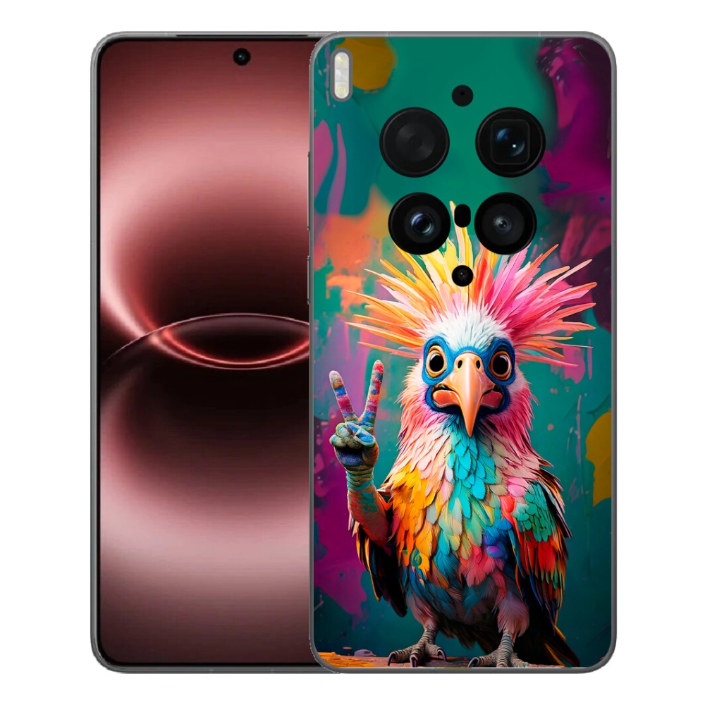mmCase gélhuzat a Vivo X300 Ultra-hoz – színes lázadó