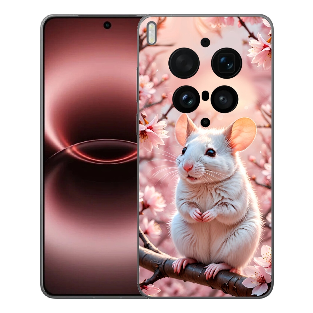 mmCase géltok a Vivo X300 Ultra-hoz – fehér egér egy ágon