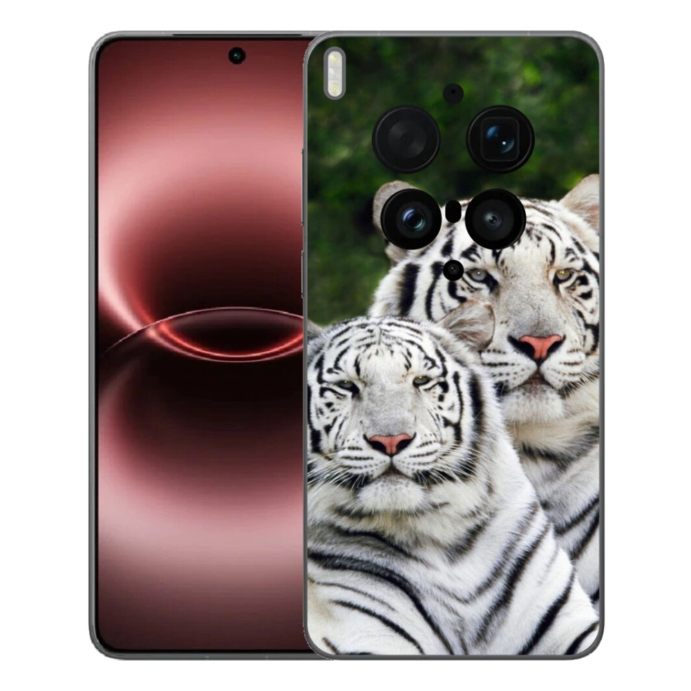 mmCase géltok a Vivo X300 Ultra-hoz – fehér tigrisek