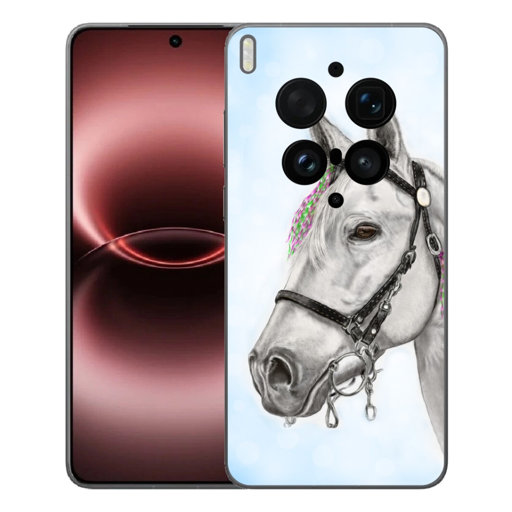 mmCase gél tok a Vivo X300 Ultra-hoz – fehér ló 1