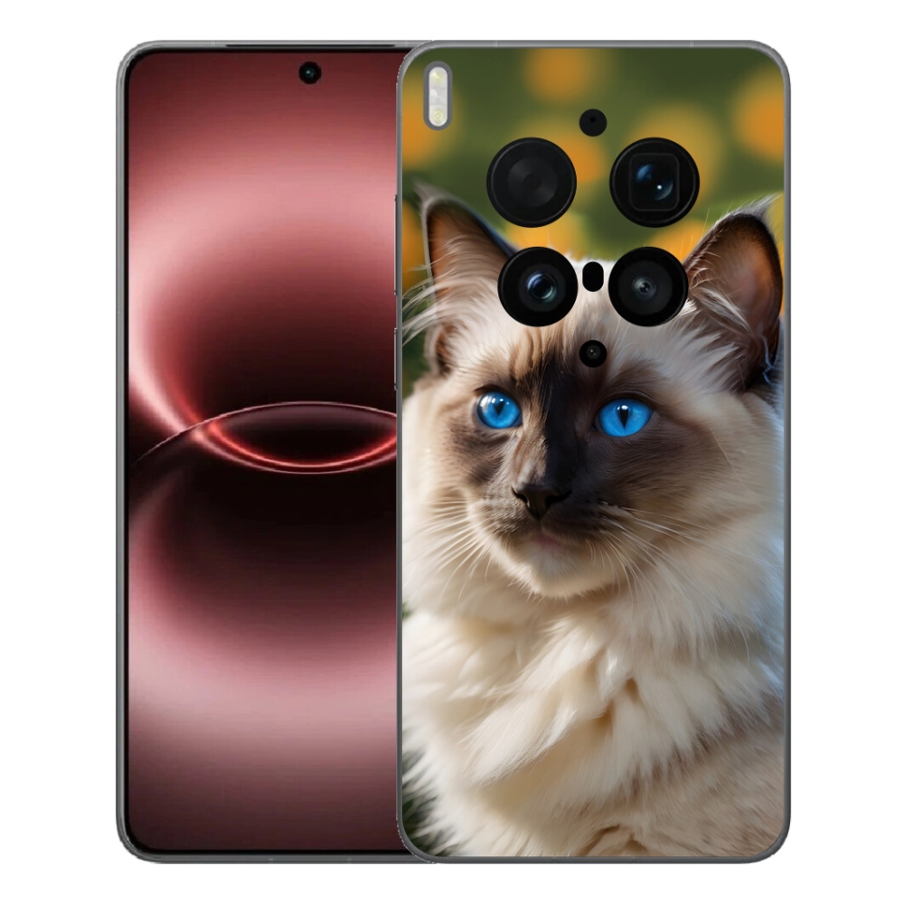 mmCase gélhuzat a Vivo X300 Ultra-hoz – fehér ragdoll