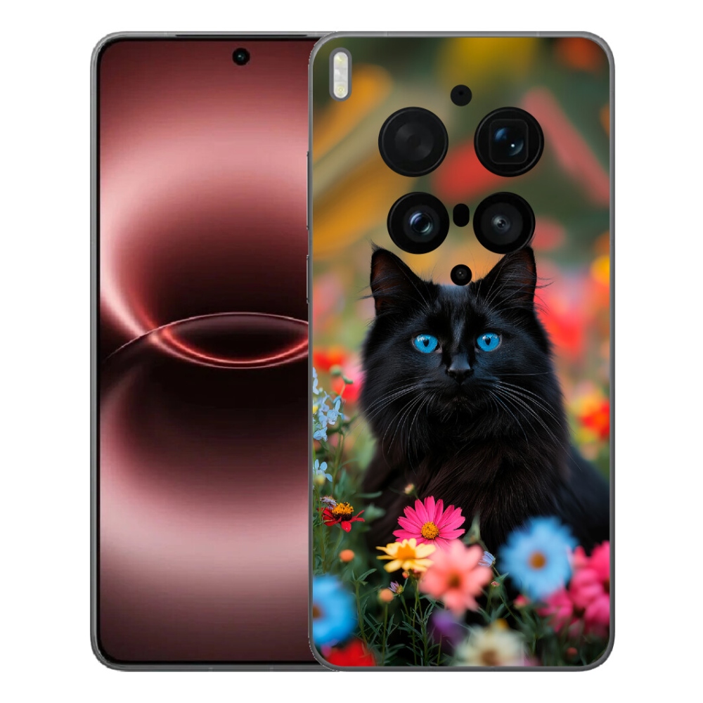 mmCase gél tok a Vivo X300 Ultra-hoz – fekete cica 4