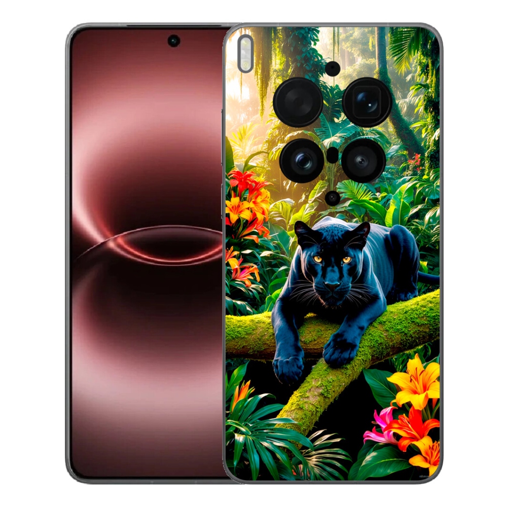 mmCase géltok a Vivo X300 Ultra-hoz – fekete párduc a dzsungelben