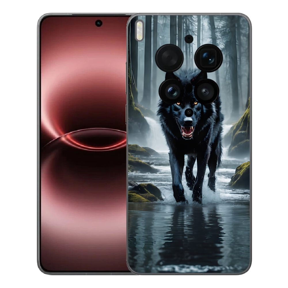 mmCase géltok a Vivo X300 Ultra-hoz – fekete farkas
