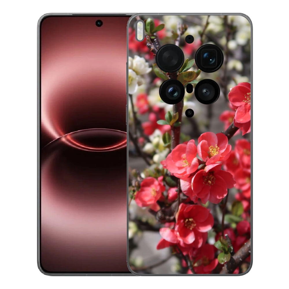 mmCase géltok a Vivo X300 Ultra-hoz – piros virágok