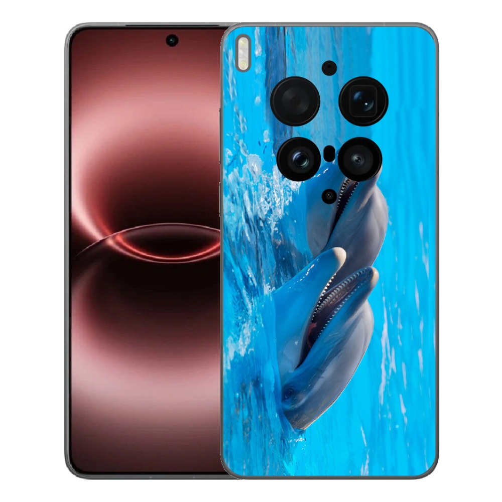 mmCase gélhuzat a Vivo X300 Ultra-hoz – delfinek