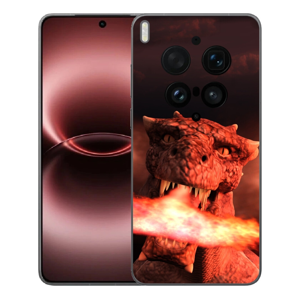 mmCase gélhuzat a Vivo X300 Ultra-hoz – sárkány