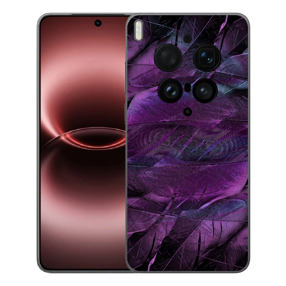 mmCase gél tok a Vivo X300 Ultra-hoz – lila tollak