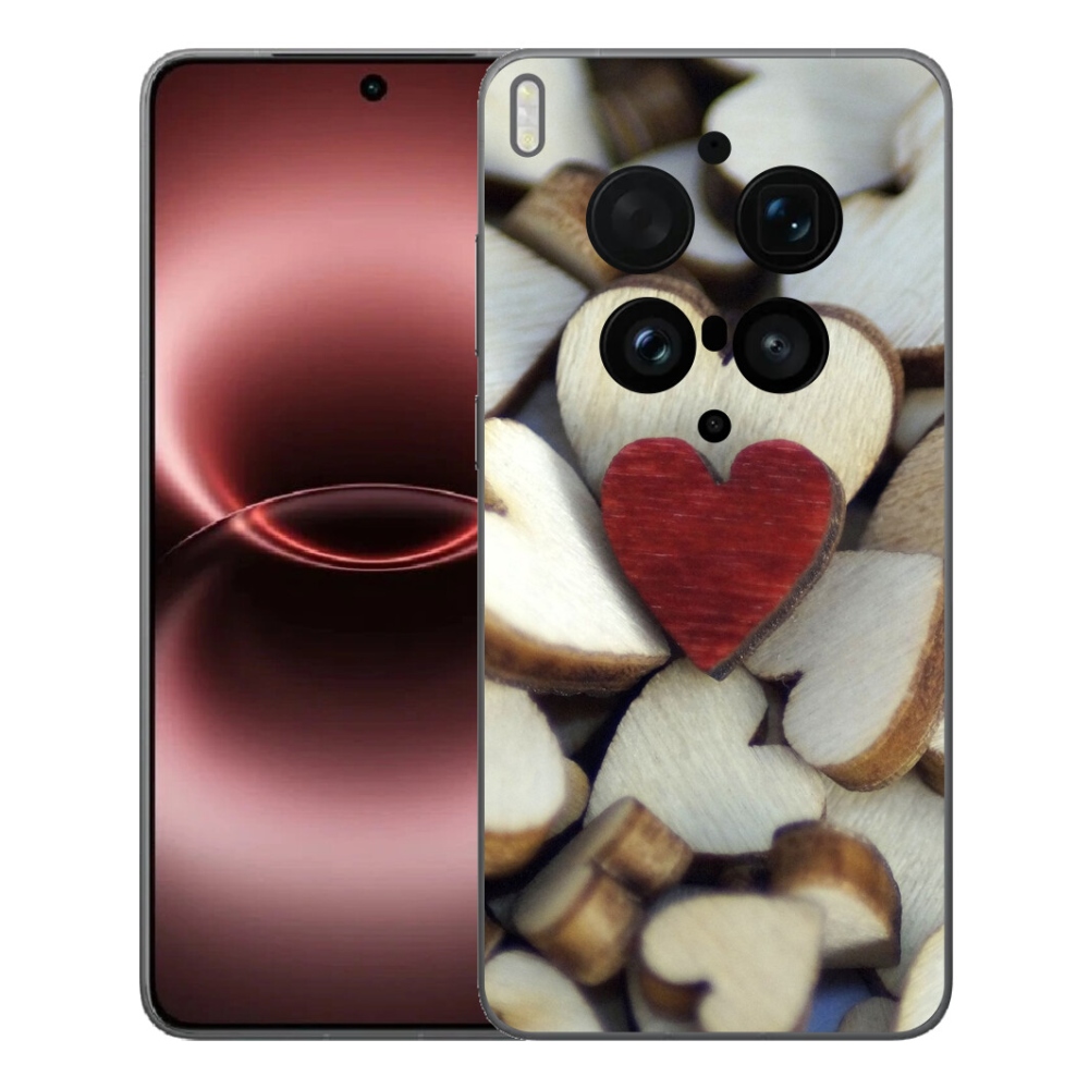 mmCase géltok a Vivo X300 Ultra-hoz – gravírozott piros szív 
