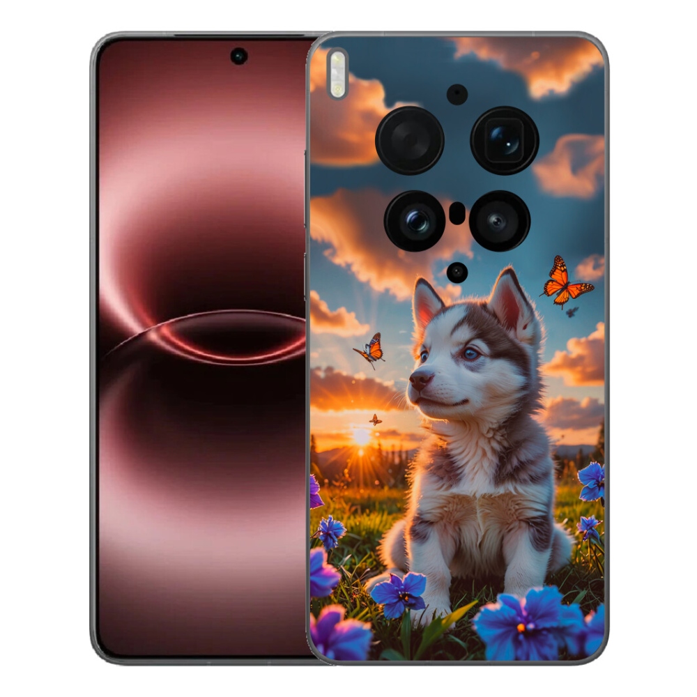 mmCase gél tok a Vivo X300 Ultra-hoz – husky naplementekor