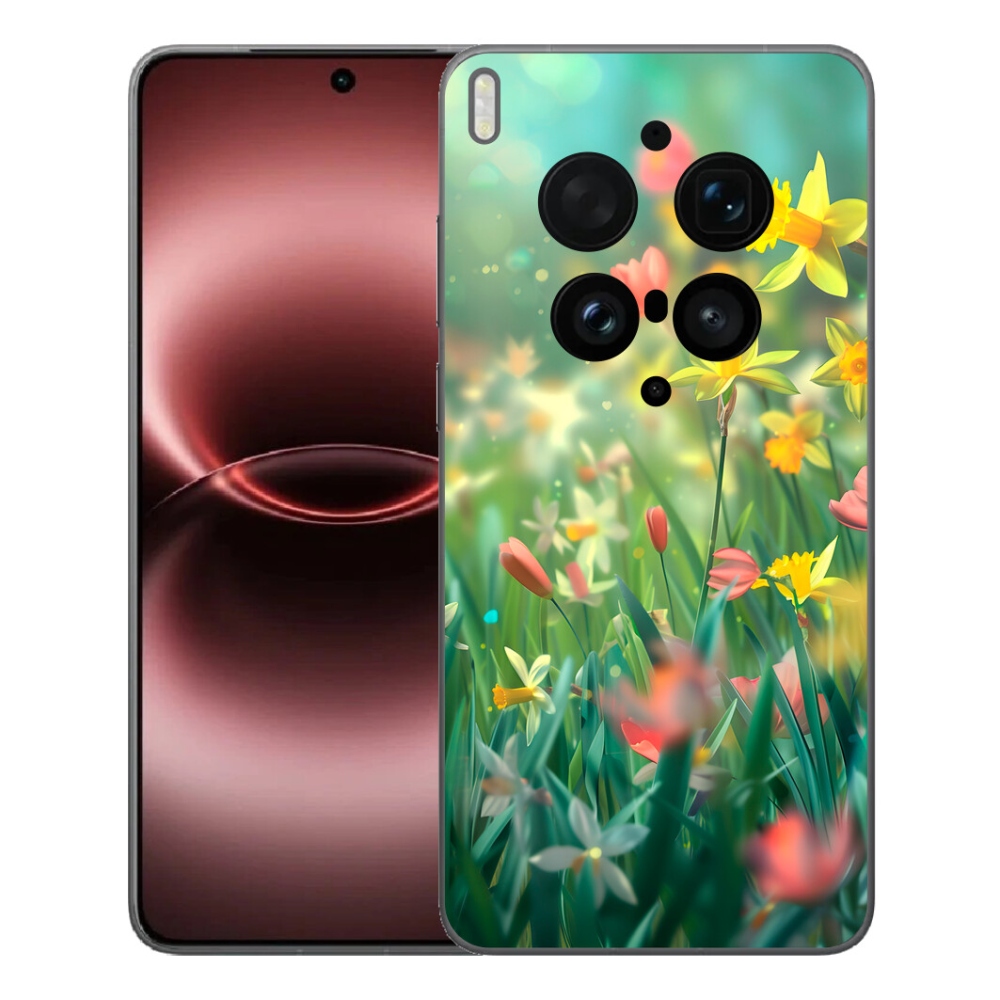 mmCase gél tok a Vivo X300 Ultra-hoz – tavaszi virágok