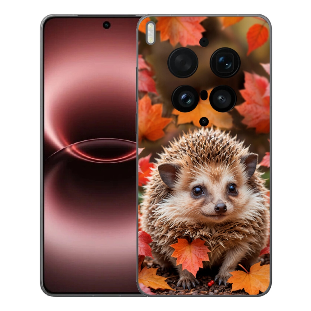 mmCase gélhuzat a Vivo X300 Ultra-hoz – sün a levelek között