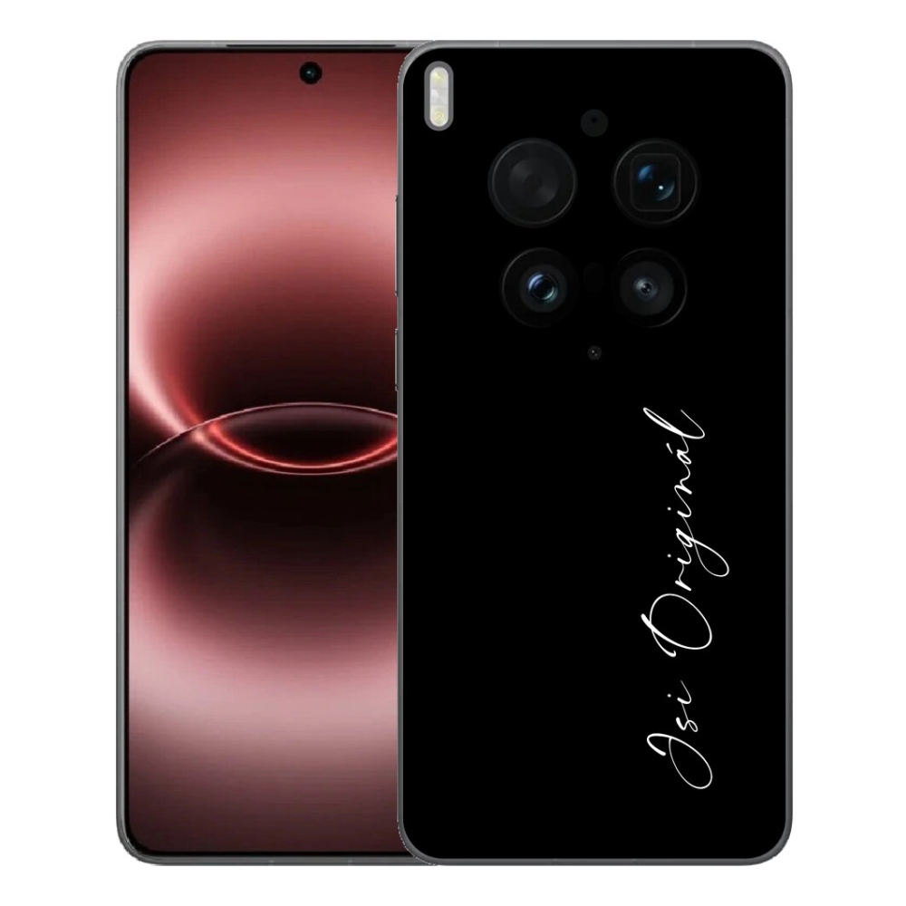 mmCase gél tok a Vivo X300 Ultra-hoz – eredeti, fekete háttérrel