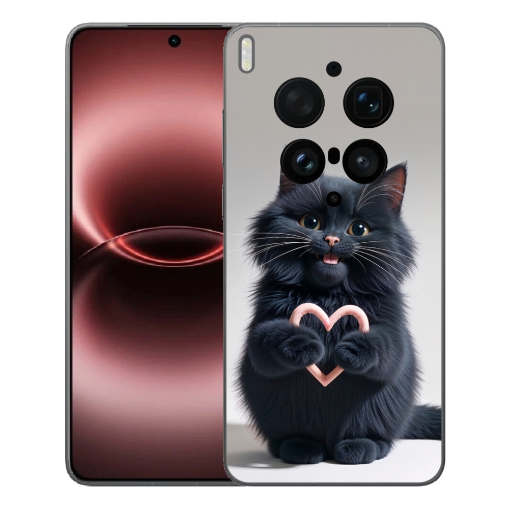mmCase gélhuzat a Vivo X300 Ultra-hoz – Macska szerelem 3