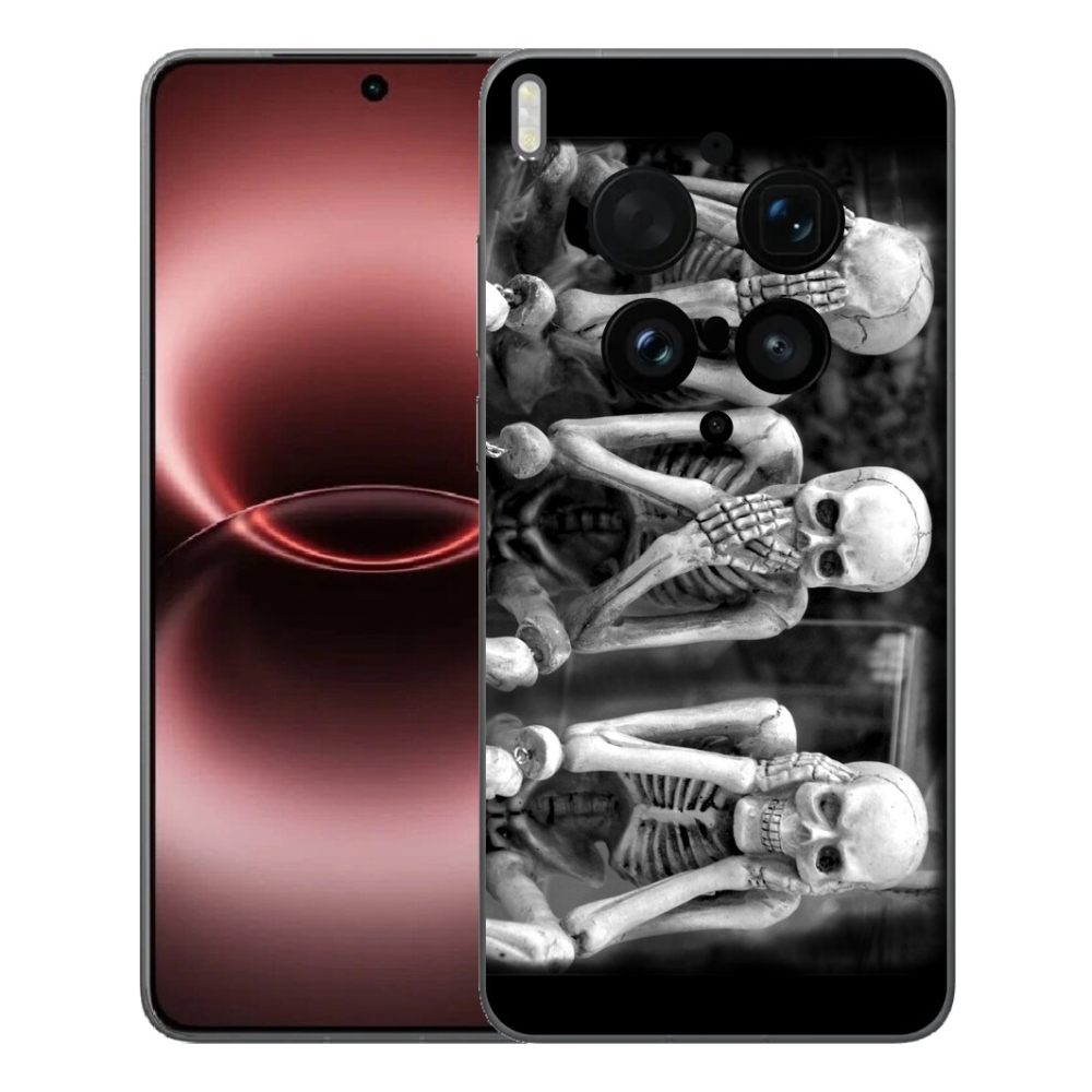 mmCase gélhuzat a Vivo X300 Ultra-hoz – csontvázak