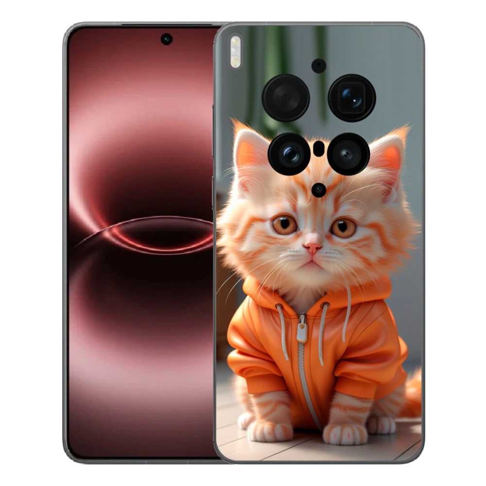 mmCase géltok a Vivo X300 Ultra-hoz – pulóveres cica