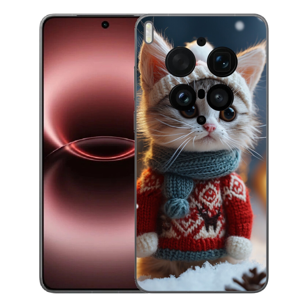 mmCase géltok a Vivo X300 Ultra-hoz – pulóveres cica