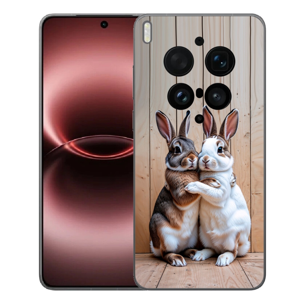 mmCase gélhuzat a Vivo X300 Ultra-hoz – nyúlpár