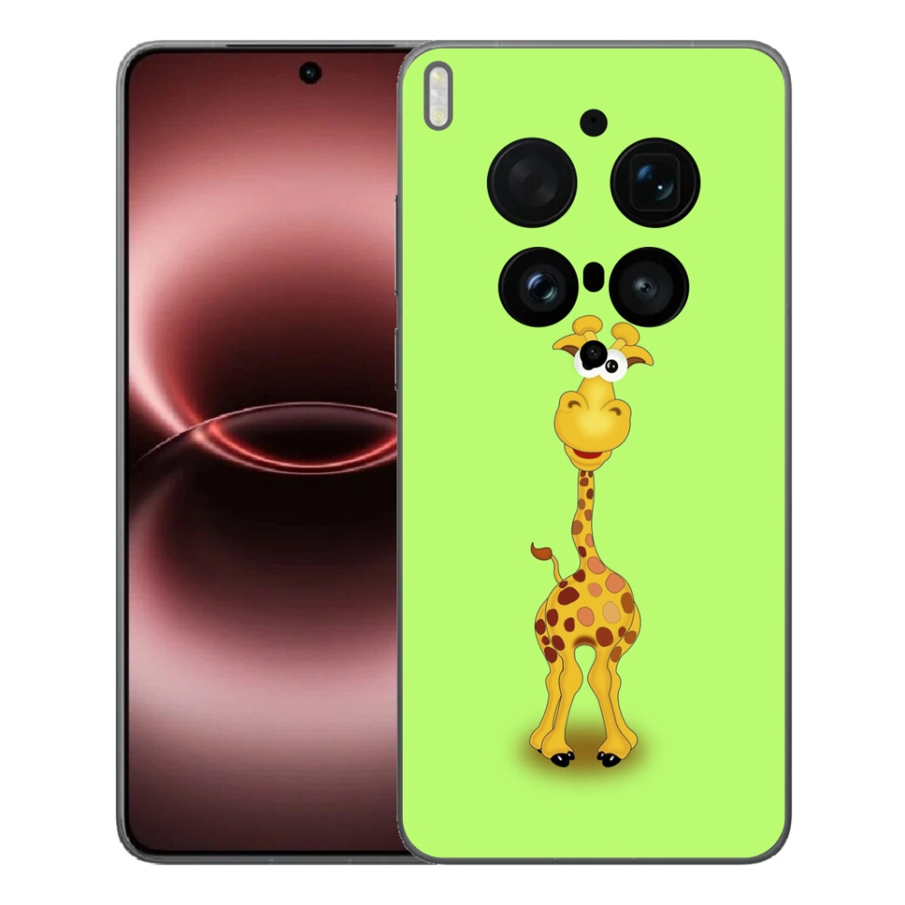 mmCase gél tok a Vivo X300 Ultra-hoz – rajzolt zsiráf