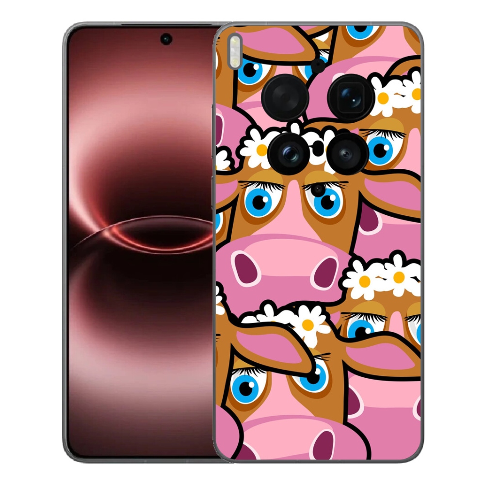 mmCase gél tok a Vivo X300 Ultra-hoz – rajzolt tehenek