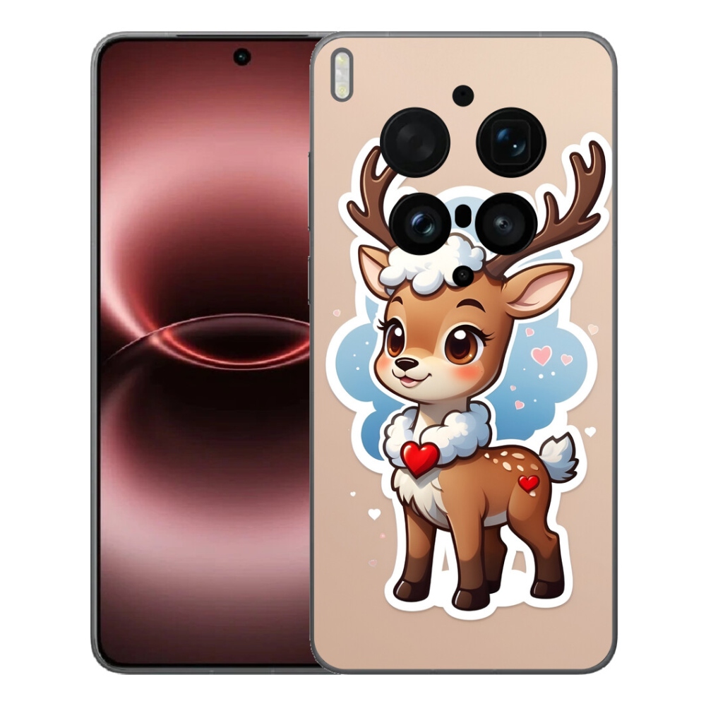 mmCase géltok a Vivo X300 Ultra-hoz – rajzolt rénszarvas