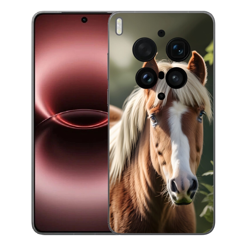 mmCase géltok a Vivo X300 Ultra-hoz – világos sörényű ló