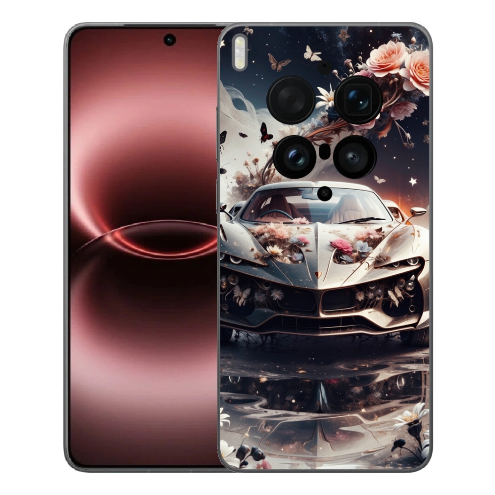 mmCase géltok a Vivo X300 Ultra-hoz – virágmintás sportautó