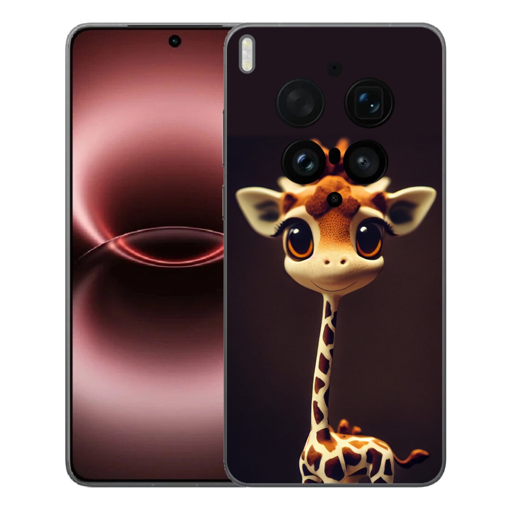 mmCase gél tok a Vivo X300 Ultra-hoz – kis zsiráf