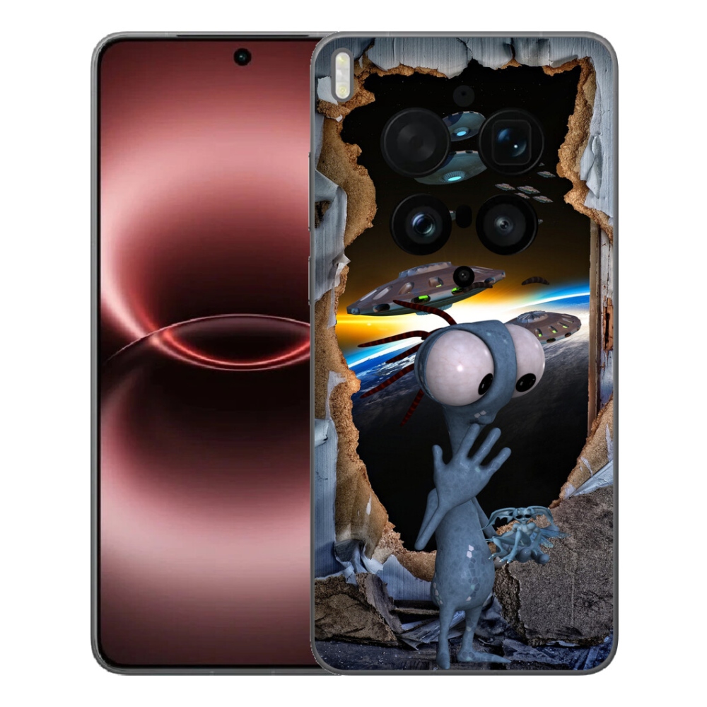 mmCase gélhuzat a Vivo X300 Ultra-hoz – földönkívüli