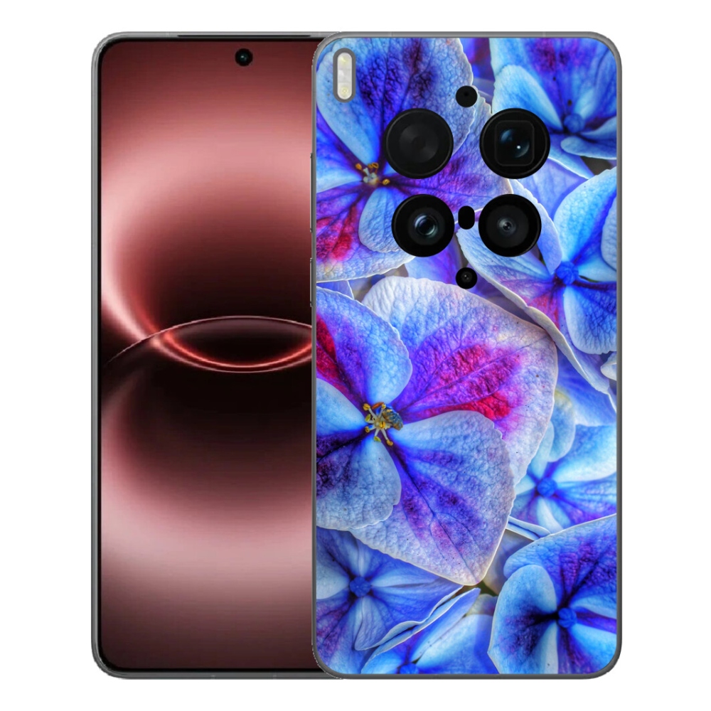 mmCase géltok a Vivo X300 Ultra-hoz – kék virágok 1