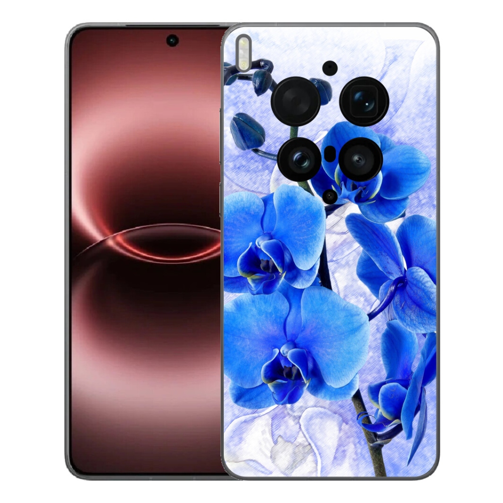 mmCase géltok a Vivo X300 Ultra-hoz – kék virágok