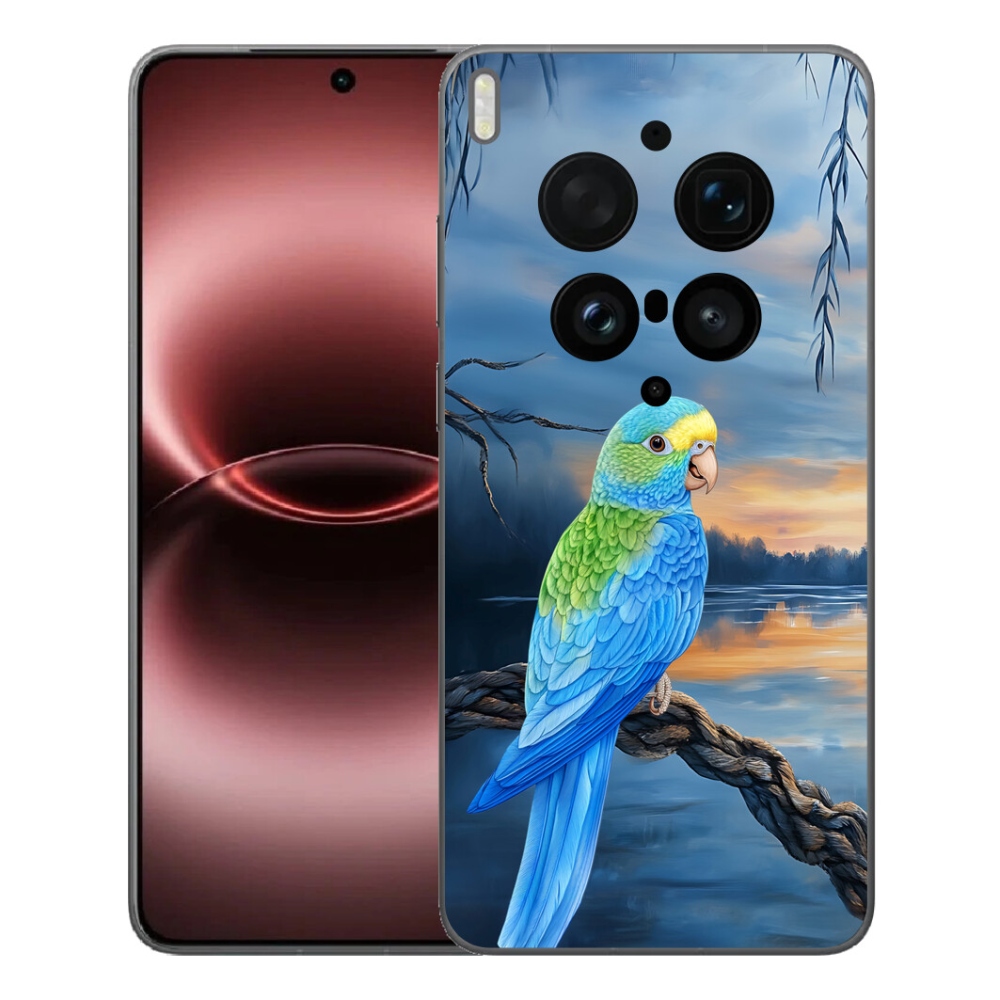 mmCase géltok a Vivo X300 Ultra-hoz – kék papagáj