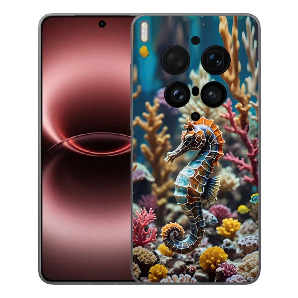 mmCase gél tok a Vivo X300 Ultra-hoz – tengeri csikóhal 2