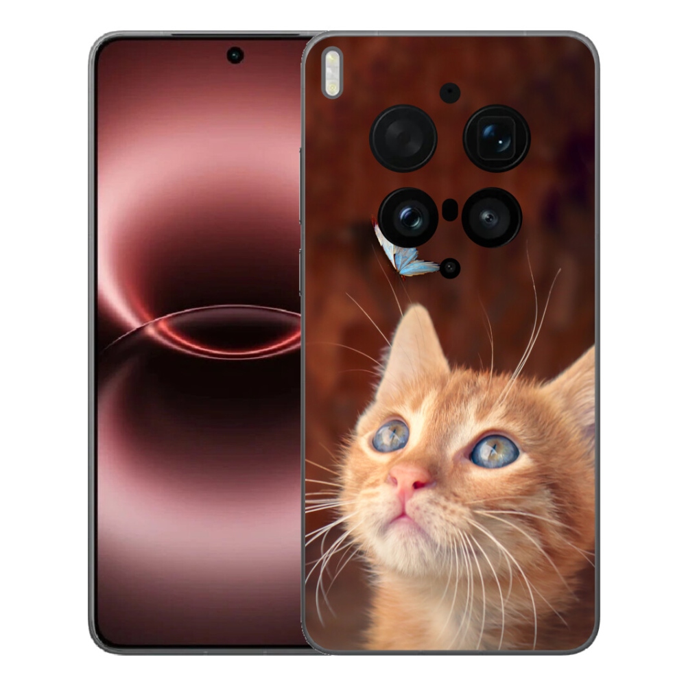 mmCase gél tok a Vivo X300 Ultra-hoz – pillangó és cica