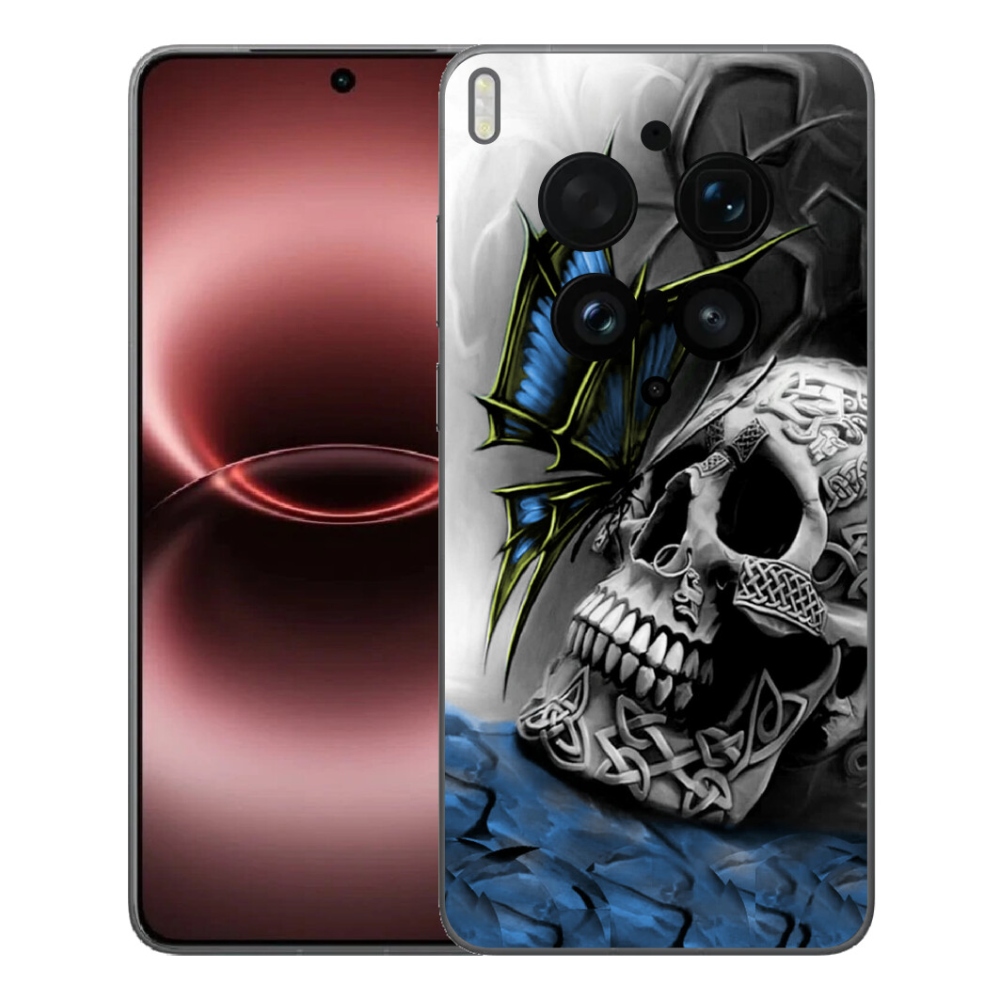 mmCase géltok a Vivo X300 Ultra-hoz – pillangó és koponya